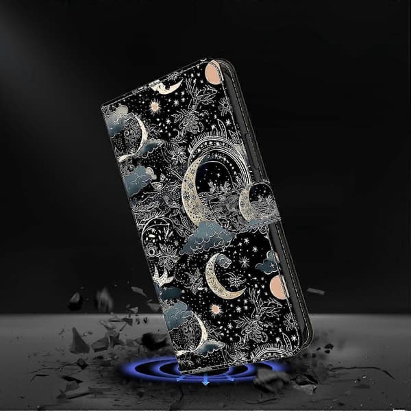 For iPhone 16 Case PU Leather Wallet Phone Case with Stand (Style J)