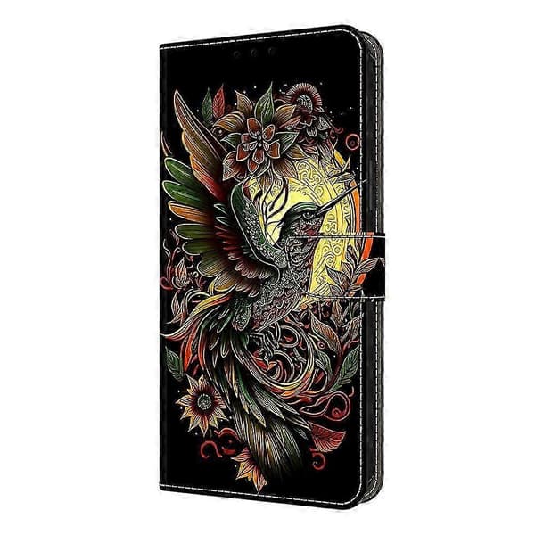 Leather Case with Pattern Print, Wallet Stand and Flip Case for Samsung Galaxy A56 5g (Lark)