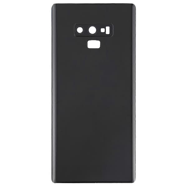 Akun kansi Galaxy Note9:lle kameralinssillä (musta)