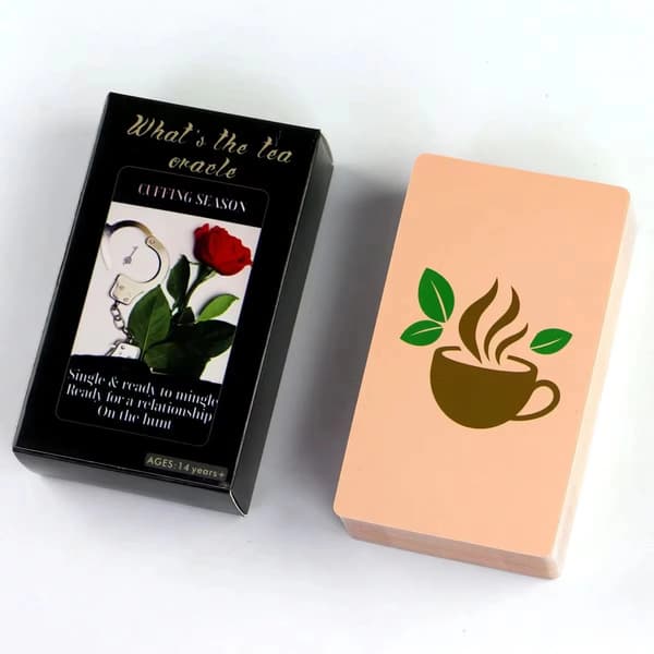 10.3*6cm What's The Tea Situations Oracle Deck 78 stk Kort Tarot