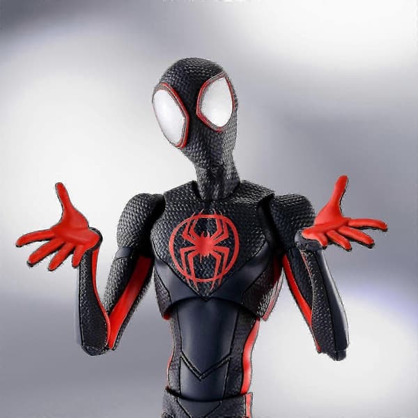 For barn Tamashii Nations Spider-man Miles Morales 15 cm actionfigur