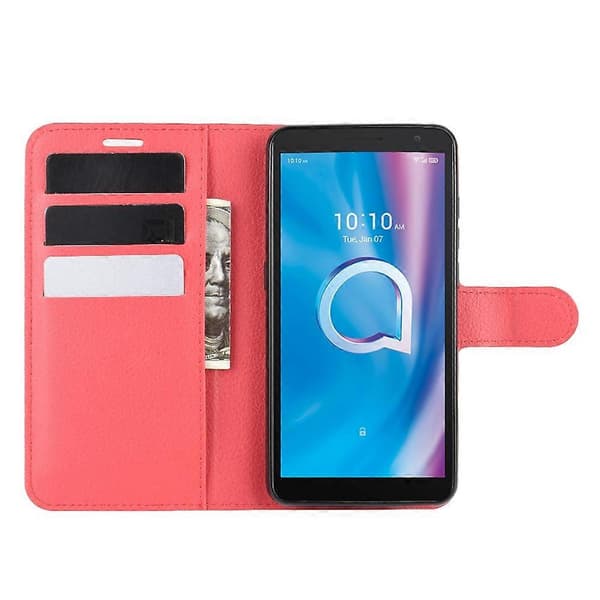 For Alcatel 1B (2020) Litchi Texture Horizontal Flip Protective Case with Holder & Card Slots & Wallet