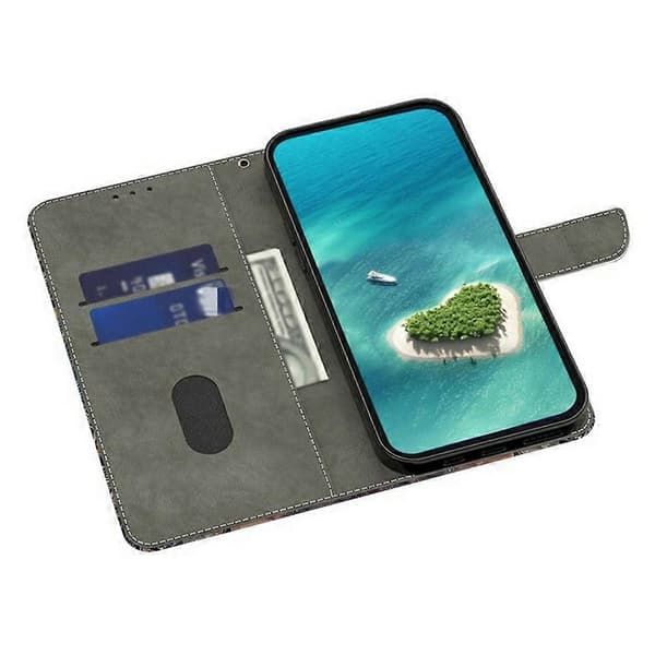 Case for Xiaomi Redmi Note 13 4G, pattern print, anti-drop leather flip wallet phone case (Style K)