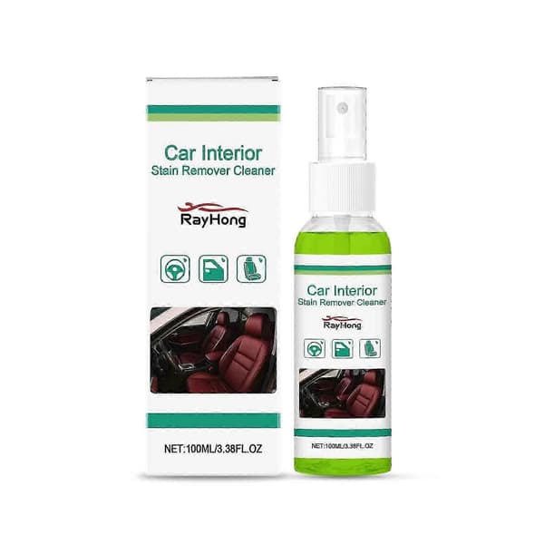 Bil Interiør Rensespray - 100ml Antifouling Agent til Bløde Sæder & Overflader, Stribefrit Skin