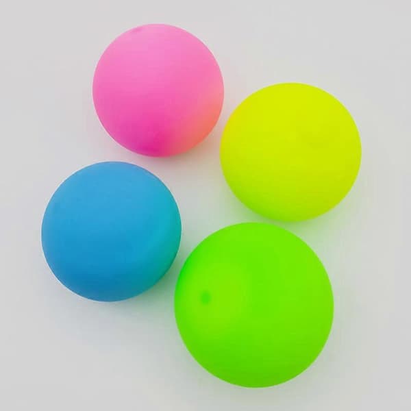 Farveskiftende stressbolde 4-pak - Bløde regnbue-stressbolde Slap af, lindr angst stresslegetøj