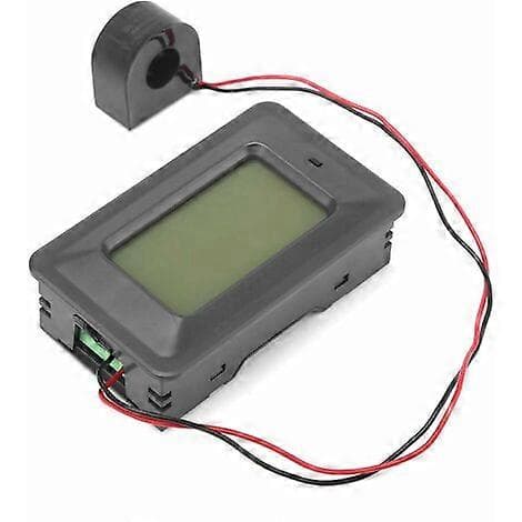 Multimeter, 6-i-1 digital voltmeter ammeter hushålls digital LCD-mätare, 110V-250V 100A strömkontrollpanel