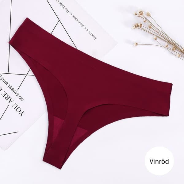 6-pack Seamless stringtrosor - 6 färger