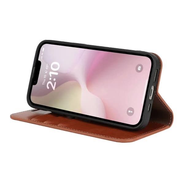 Case for iPhone 16e Crazy Horse Texture Split Leather Wallet Phone Case (Light Brown)