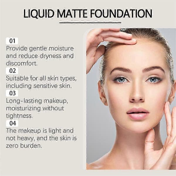 EELHOE Light Transparent Concealer Liquid Foundation, Moisturizing Concealer For A Natural, Light, Non-Removable Face Foundation