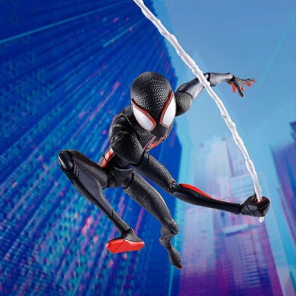 For barn Tamashii Nations Spider-man Miles Morales 15 cm actionfigur