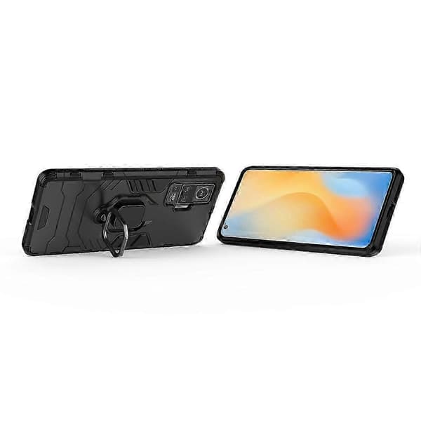 PC + TPU Anti-fall Protective Case with Ring Holder For vivo X50 Pro 2025