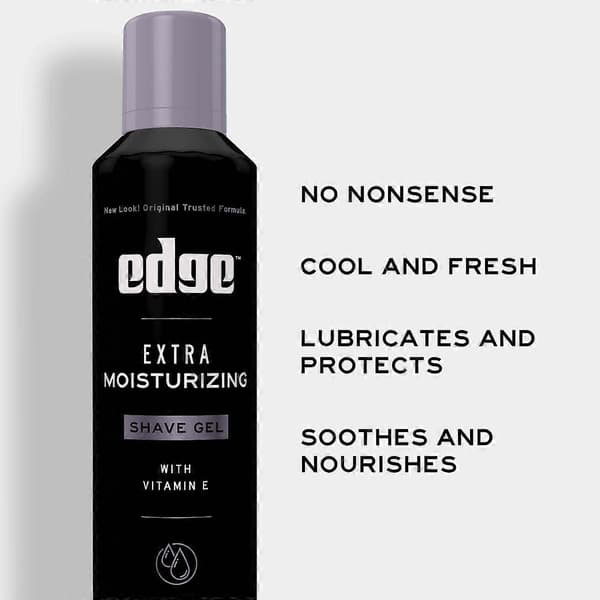 Edge Extra kosteuttava parranajogeeli kaksoispakkaus - 14oz A