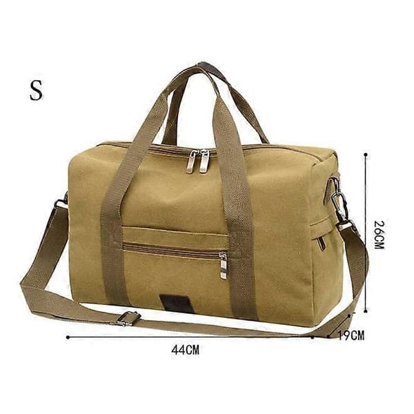 Hög kvalitet Herr Crossbody Duffelväska, Stor Canvas Resväska