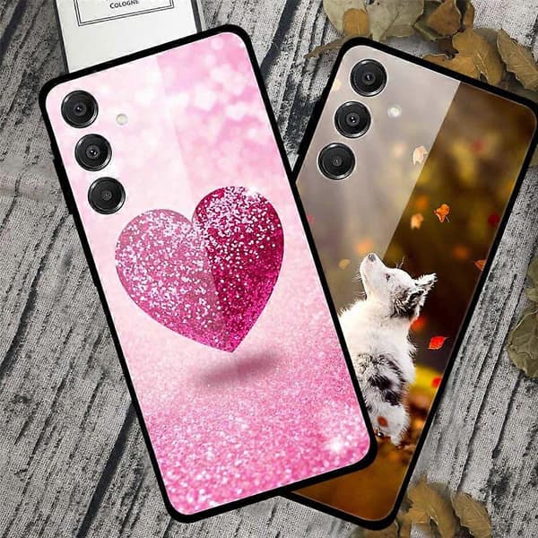 Case for Samsung Galaxy A16 5G/A16 4G Pattern Print Tempered Glass Phone Case (Lion)