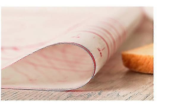 Non-stick bakeunderlag for elting, deigrulling, fondantform (1 stk, hvit)