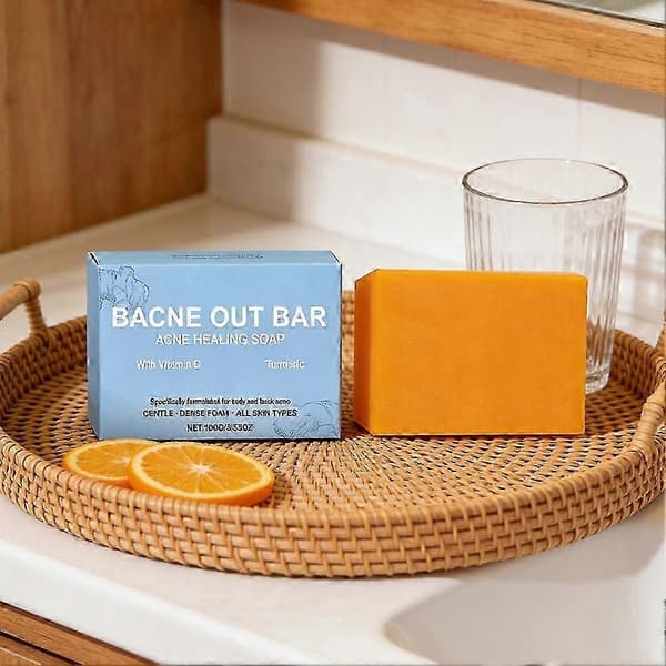 Bacne Out Bar Soap - Healing Solution for Acne on Back, Face, Chest, and Shoulders XY2
