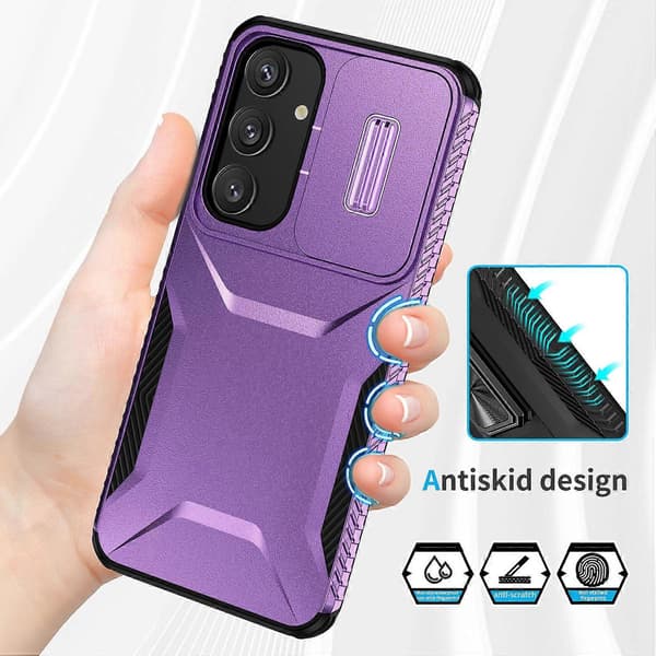Skyvbart Camshield-telefondeksel (For Samsung Galaxy S25 5G / S24 5G)