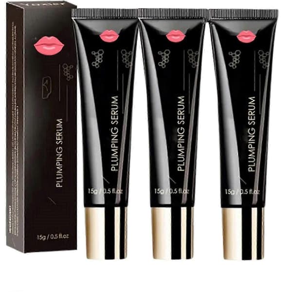 Plumpify Hydrating Lip Plumping Serum & Gloss Set - Volumizing, Hydrating Oil for Fuller Lips (3 pcs)