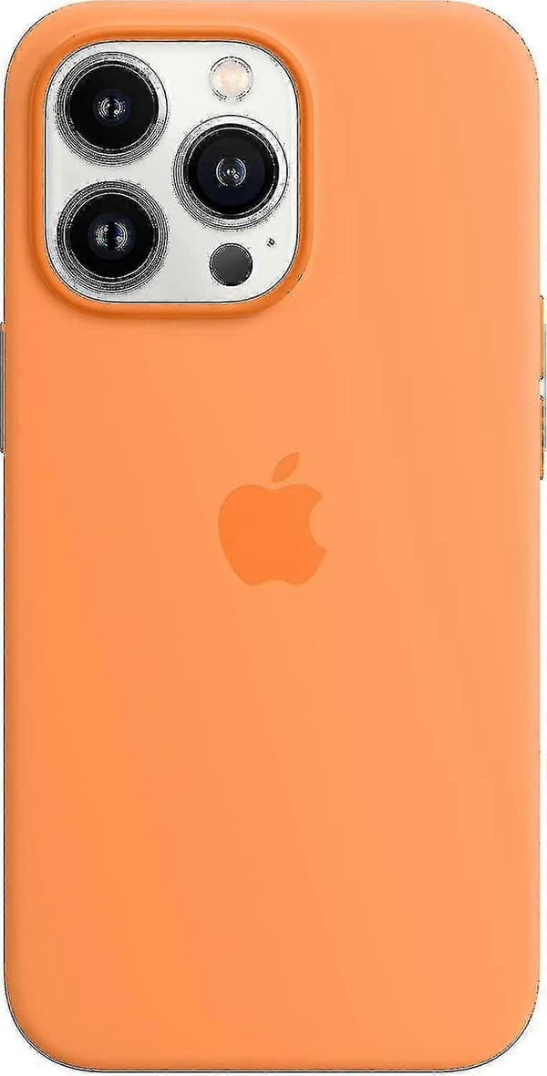 Silikonskal med MagSafe för iPhone 13 Pro - Orange