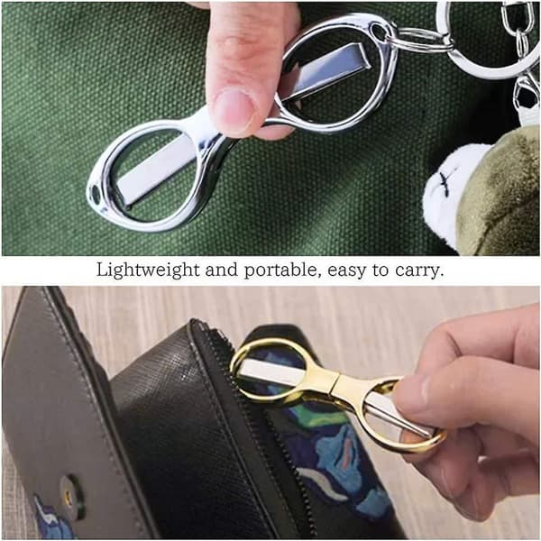 6-pack Stainless Steel Folding Scissors