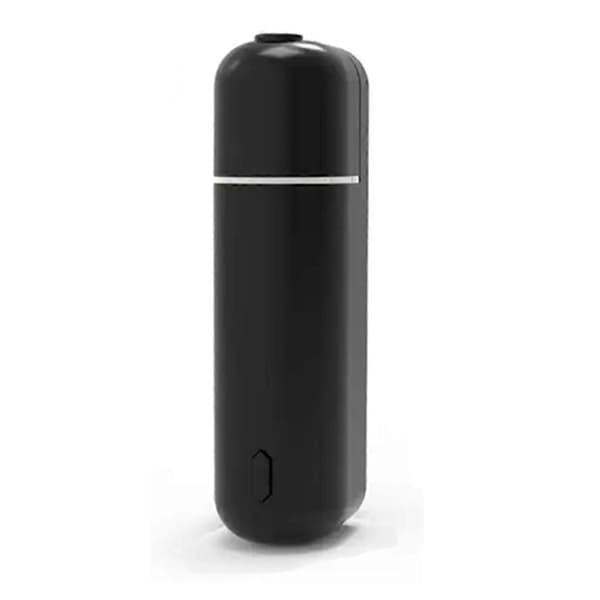 Bil Aroma Diffuser Mini USB Oppladbar Duftmaskin Duftolje Bil Luftfrisker Eterisk Olje Svart