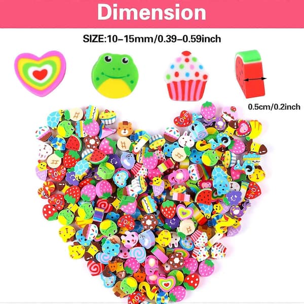 150 Pieces Mini Erasers, Small Pencil Erasers_Cheap Gifts