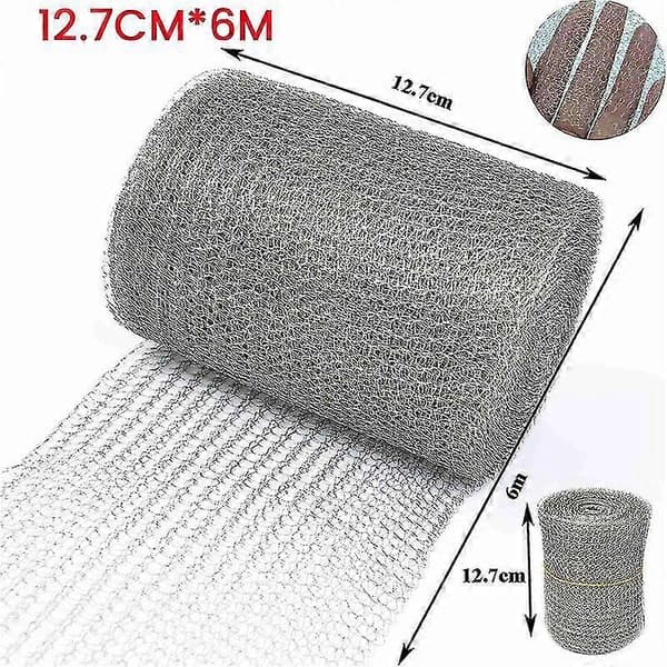 Trådnet Rustfrit Stål 12,7 Cm X 6 M Trådnet Finmasket Rustfrit Stålnæt Tætmasket Til Beskyttelse