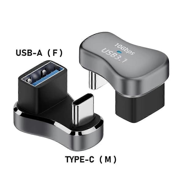 180-graders vinkel USB C-adapter for Steam Deck-tilbehør, C-A 10G 36W CA