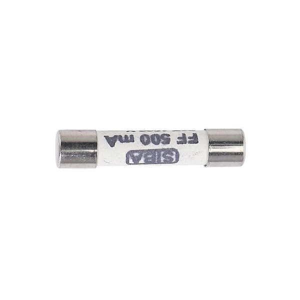 6X 1000V 500MA 6,3 x 32mm Hvit Keramisk Sikring for Multimeter White & silver