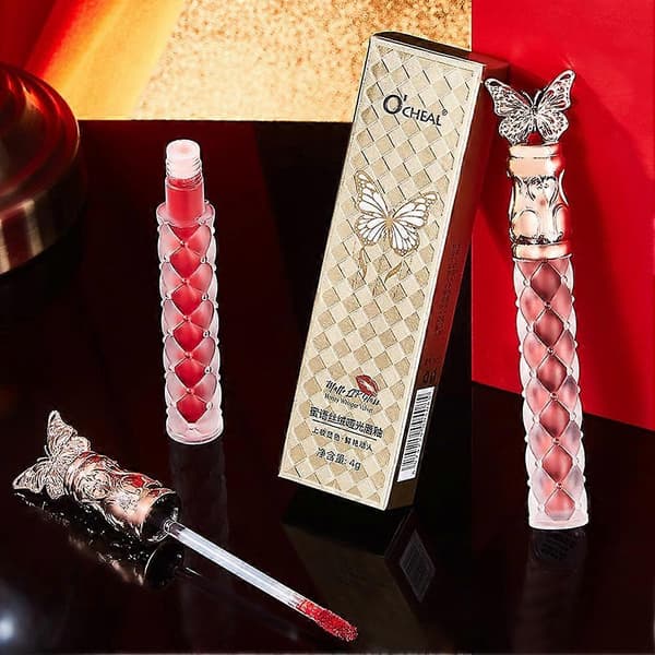 4 Colors Lip Gloss Cosmetic Liquid Lipstick Long-lasting Moisturizing Moisturizer