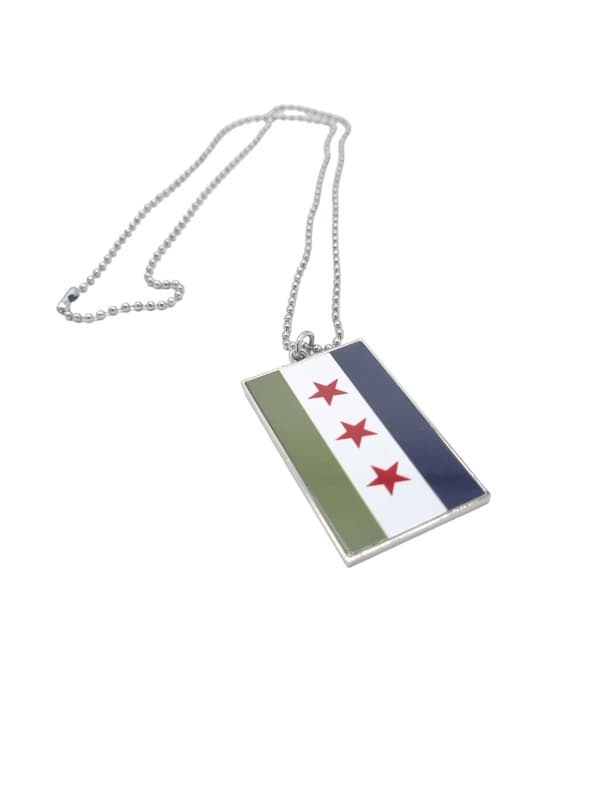 Ilmainen Syyrian lipun kaulakoru