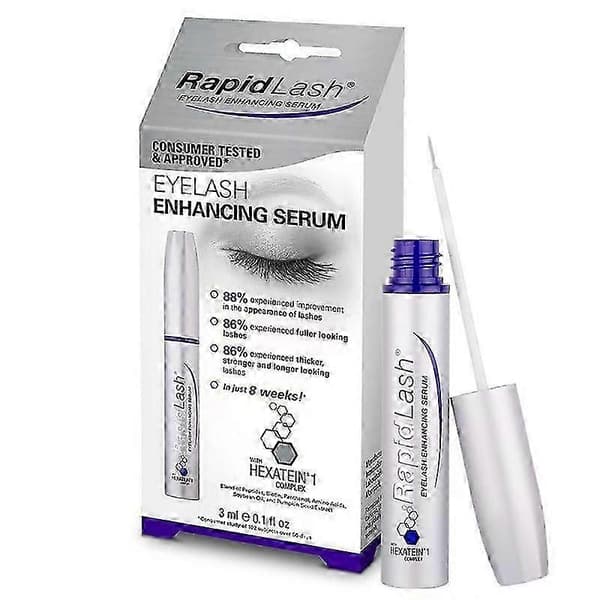 RapidLash Eyelash Enhancing Serum & RapidBrow Eyebrow Conditioner 12ml Set for Fuller Lashes and Brows (White)