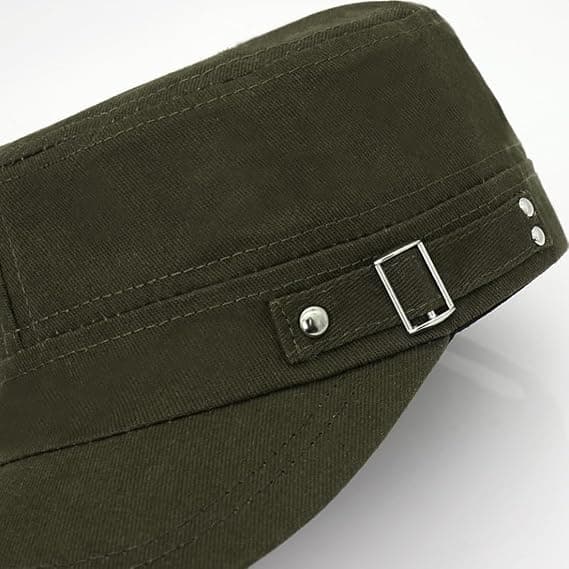 Unisex Military Cap, Flat Cap, Adjustable Military Academy Cap, Basic Baseball Cap