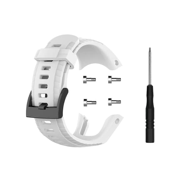 Pehmeä silikoninen ranneke Suunto 5 22,5 mm - Musta