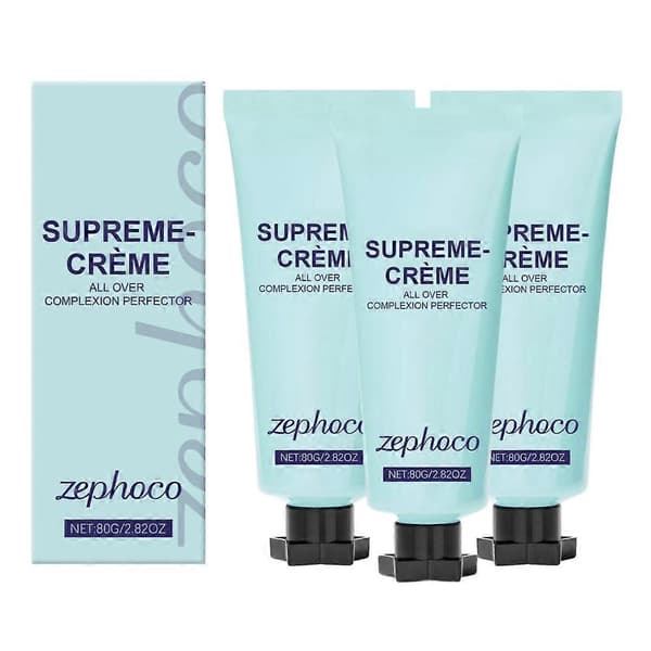 Supreme Creme All Over Complexion Perfector Langvarig Concealer Foundation - Vanntett, Egnet for Kropp og Ansikt