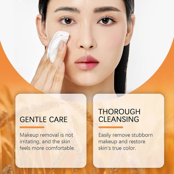 Eelhoe Ris Mild Makeupfjerner Til Ansiget Renser Skånsomt Makeup, Fugter, Hydrerer Og Opfrisker Makeupfjerner