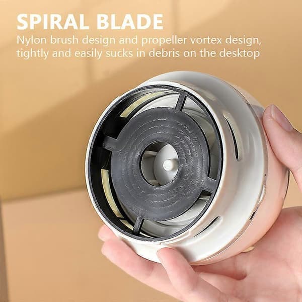 Mini Desktop Vacuum Cleaner Portable Pen Crumb Brush Automatic Office Student Table Sweeper Rubber Confetti Computer Cleaner