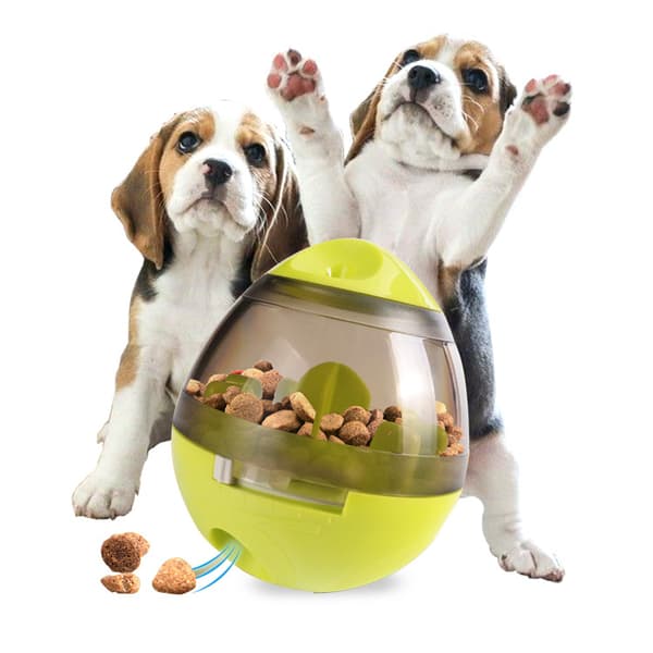 Hundelegetøj, hundekattefoderdispenser, kæledyrsfoderbold, nem at rengøre