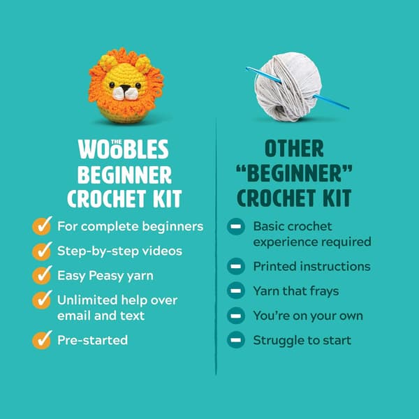 Crochet Kit for Beginners - with Step-by-Step Instructions_Super Gift