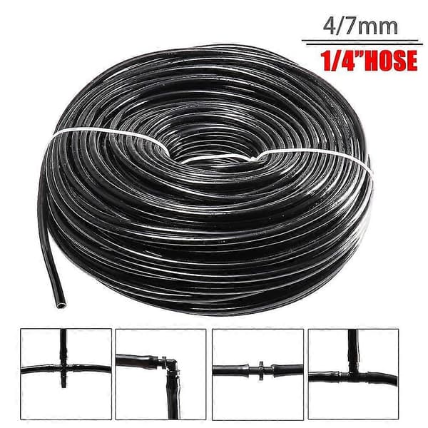 Garden Irrigation 4/7mm Hose PVC Micro Irrigation Pipe 1/4' Hose Drip System Sprinkler