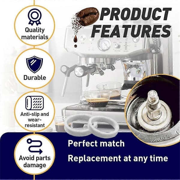 10 stk. filtskive for Breville Espresso BES870 kaffemaskin Som visas