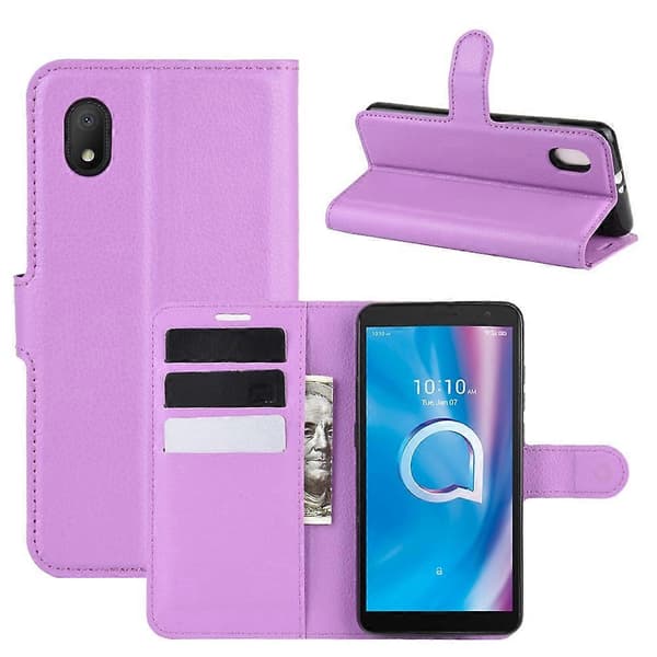 For Alcatel 1B (2020) Litchi Texture Horizontal Flip Protective Case with Holder & Card Slots & Wallet