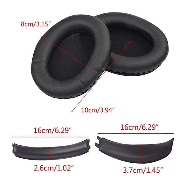 2PCS Ersättningsmjuk bekväm öronkudde för Hyper X Cloud Flight Stinger_Gåva
