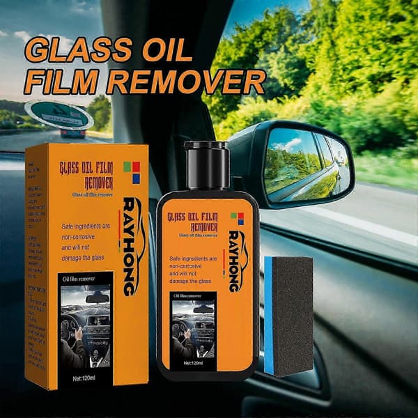 Glassoljefilm Remover Bilvindu og Vindusvisker Flekkfjerner