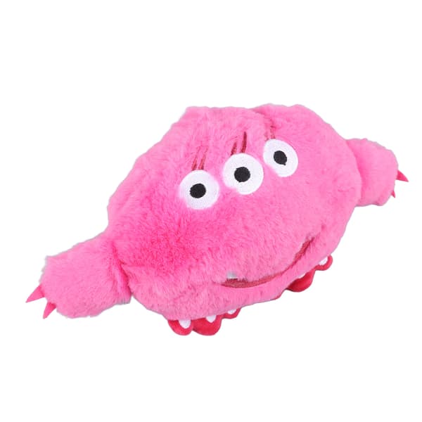 Rechargeable Squeaky Plush Pet Toy Soft Comfortable Interactive Rose Red Pet Supplies_Super Gift