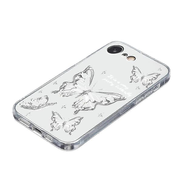 2025 Case for iPhone 7/8/SE (2020)/SE (2022) Printed Pattern TPU Phone Back Cover (Butterfly)