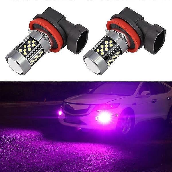 12V 7W Strobe Bil LED Tågelygte 1 Par H11