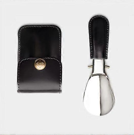 New Foldable Shoehorn with PU Leather Case