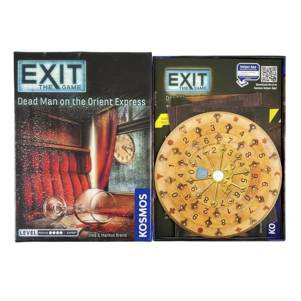 Exit Kortspil Den Forladte Hytte Den Hjemsøgte Rutsjebane Død Mand i Orientekspressen Gådernes Hus Brætspil DL08A-Exit-Dead