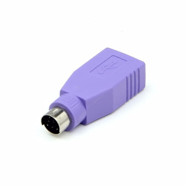 USB PS/2 uros-uros-sovitin hiirille ja näppäimistöille
